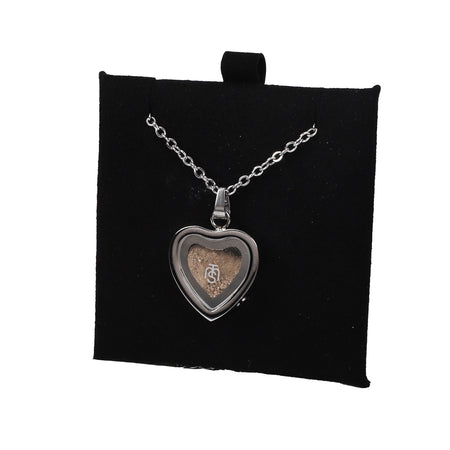 NECKLACE TEMPLE MOUNT SOIL HEART SILVER 20"