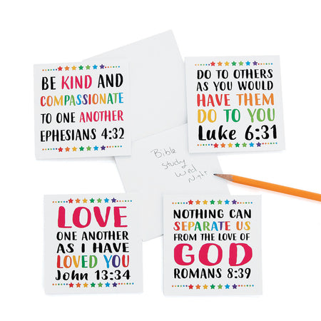 NOTEPADS SCRIPTURE ASSORTMENT PK24