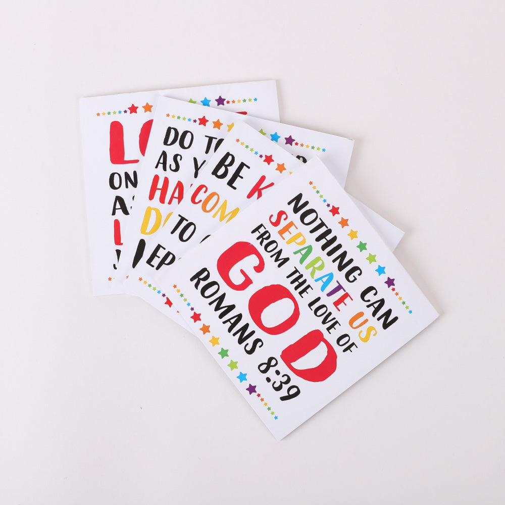 NOTEPADS SCRIPTURE ASSORTMENT PK24