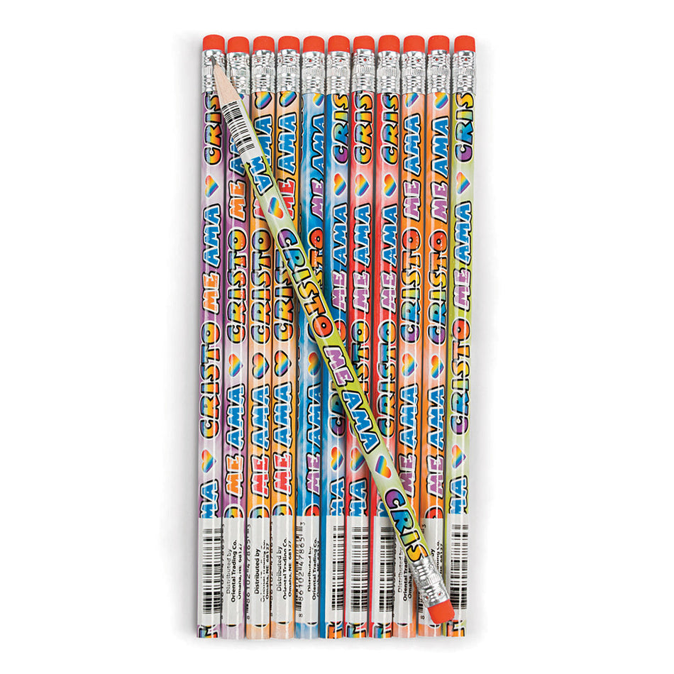 Pencil – Jesus Loves Me – Spanish – Pack 24