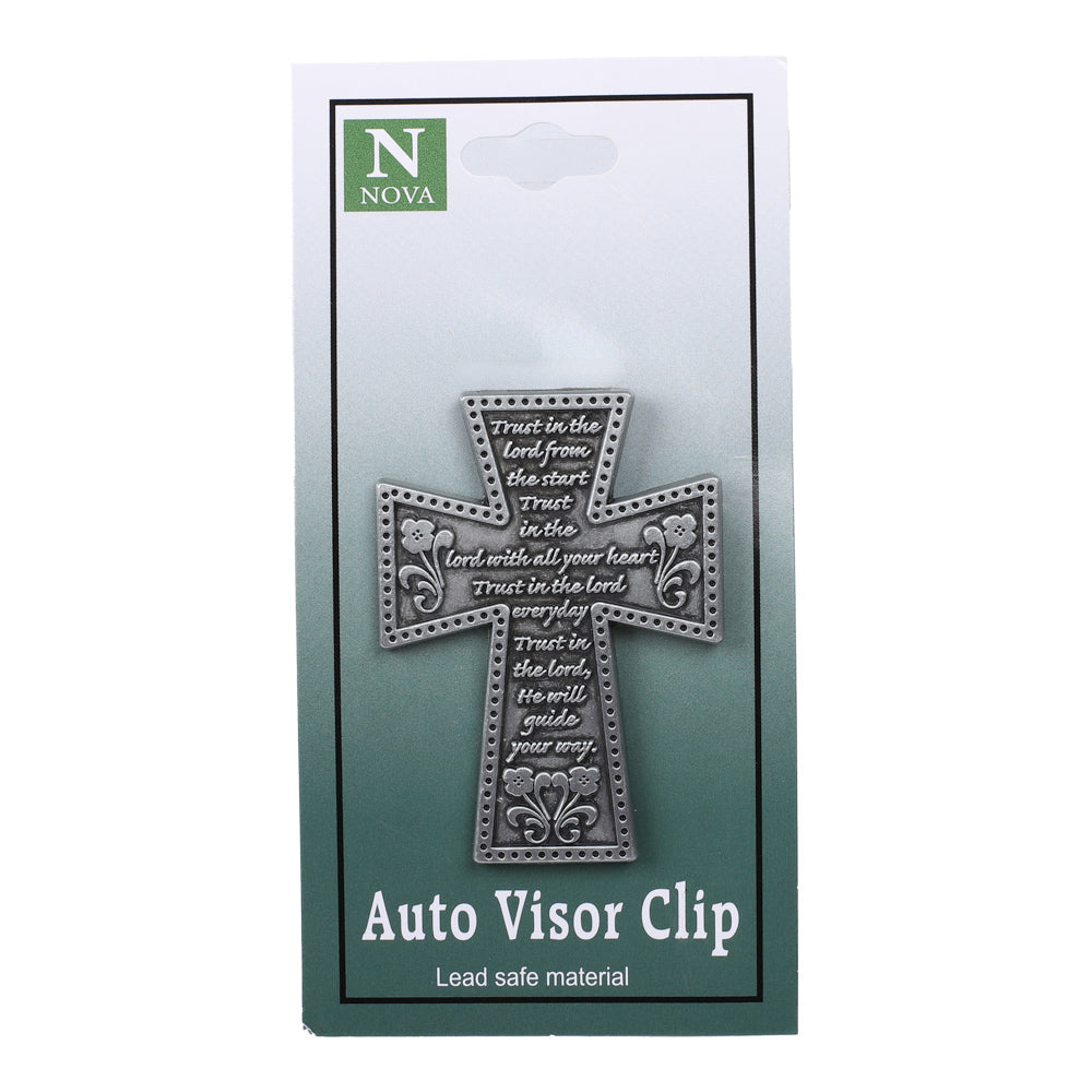 VISOR CLIP CROSS TRUST IN THE LORD PK4