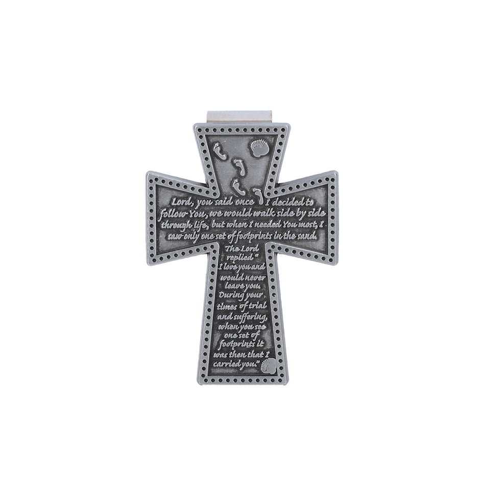 VISOR CLIP CROSS FOOTPRINTS PK4