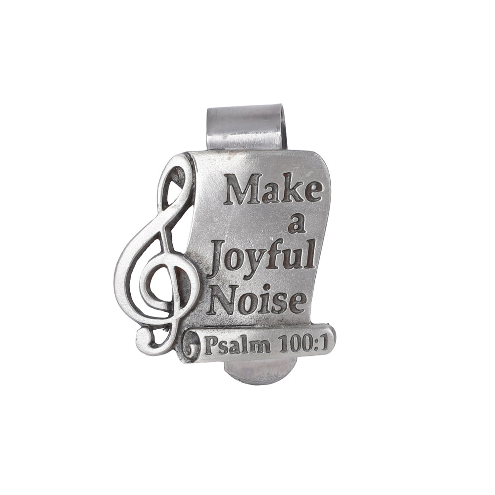 VISOR CLIP MAKE A JOYFUL NOISE PK4