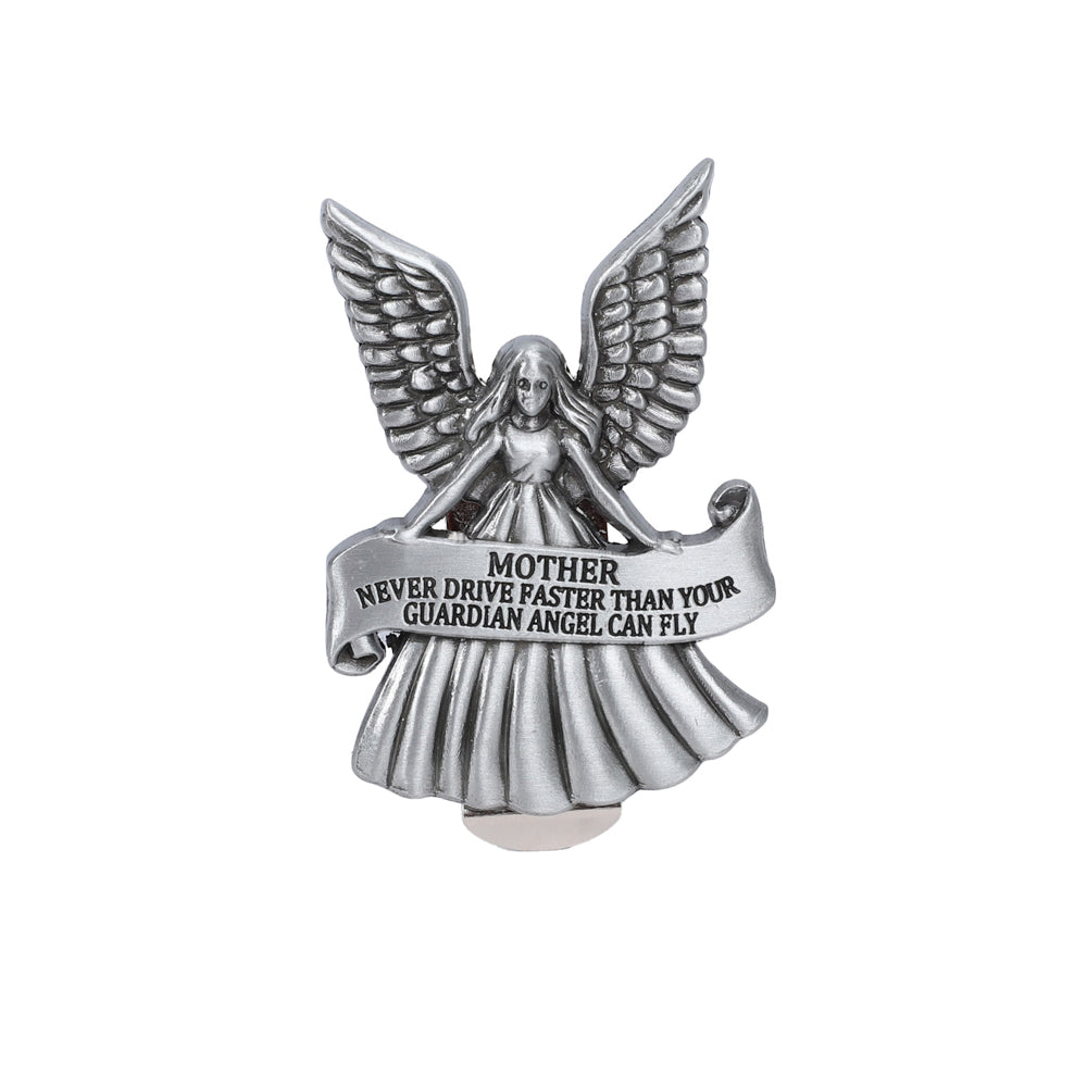 VISOR CLIP ANGEL NEVER DRIVE FASTER MOTHER PK4