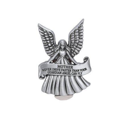 VISOR CLIP ANGEL NEVER DRIVE FASTER MOTHER PK4