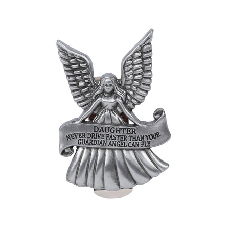 VISOR CLIP ANGEL NEVER DRIVE FASTER DAUGHTER PK4