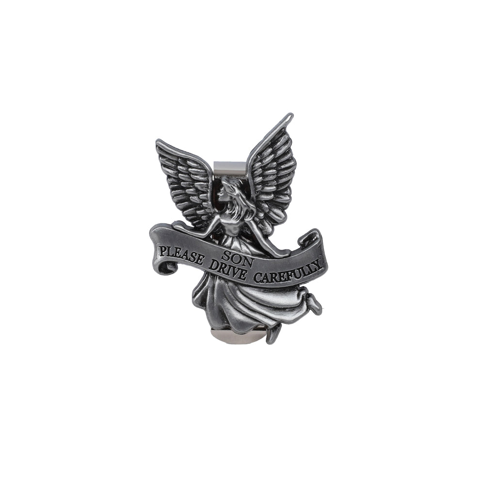 VISOR CLIP ANGEL  DRIVE CAREFULLY SON PK4