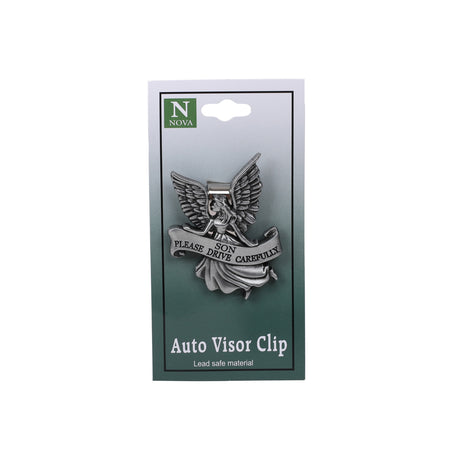 VISOR CLIP ANGEL  DRIVE CAREFULLY SON PK4