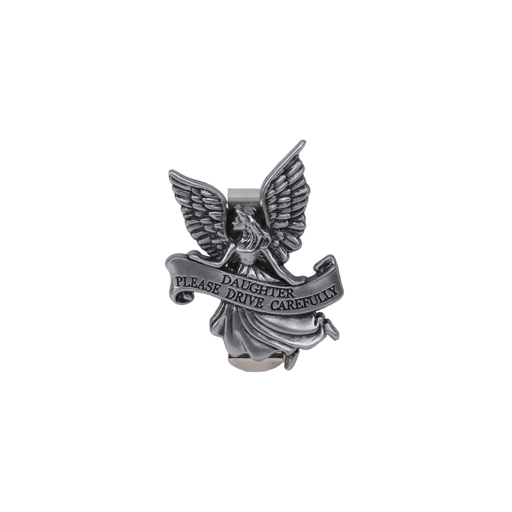 VISOR CLIP ANGEL DRIVE CAREFULLY DAUGHTER PK4