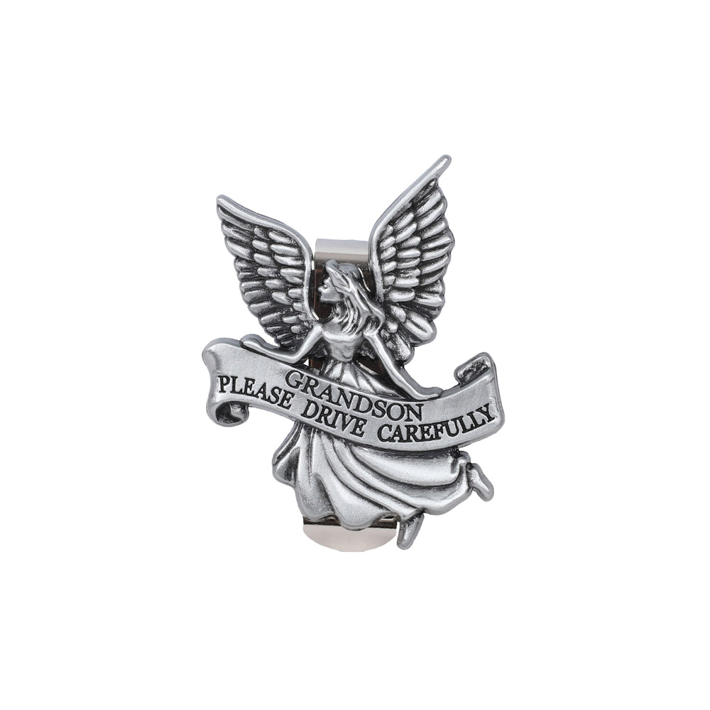 VISOR CLIP ANGEL DRIVE CAREFULLY GRANDSON PK4