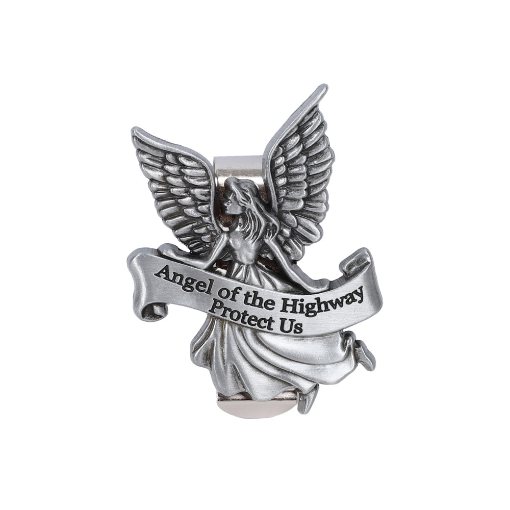 VISOR CLIP ANGEL ON THE HIGHWAY PROTECT US PK4