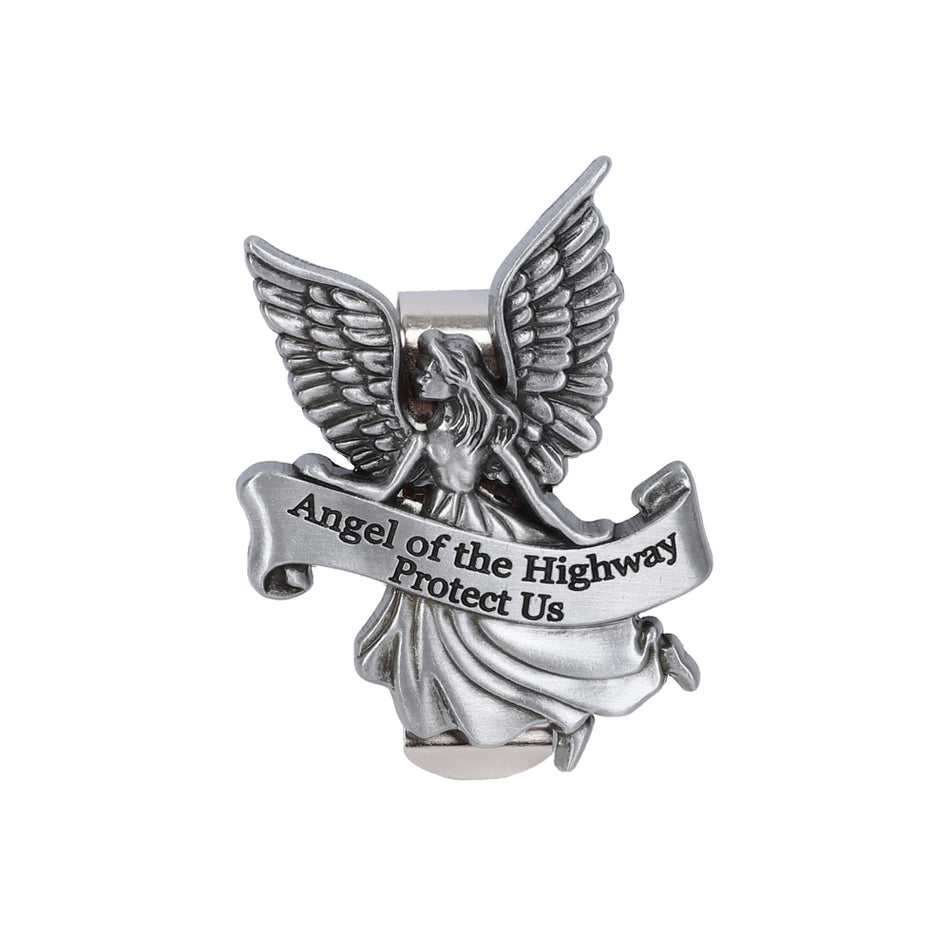 VISOR CLIP ANGEL ON THE HIGHWAY PROTECT US PK4
