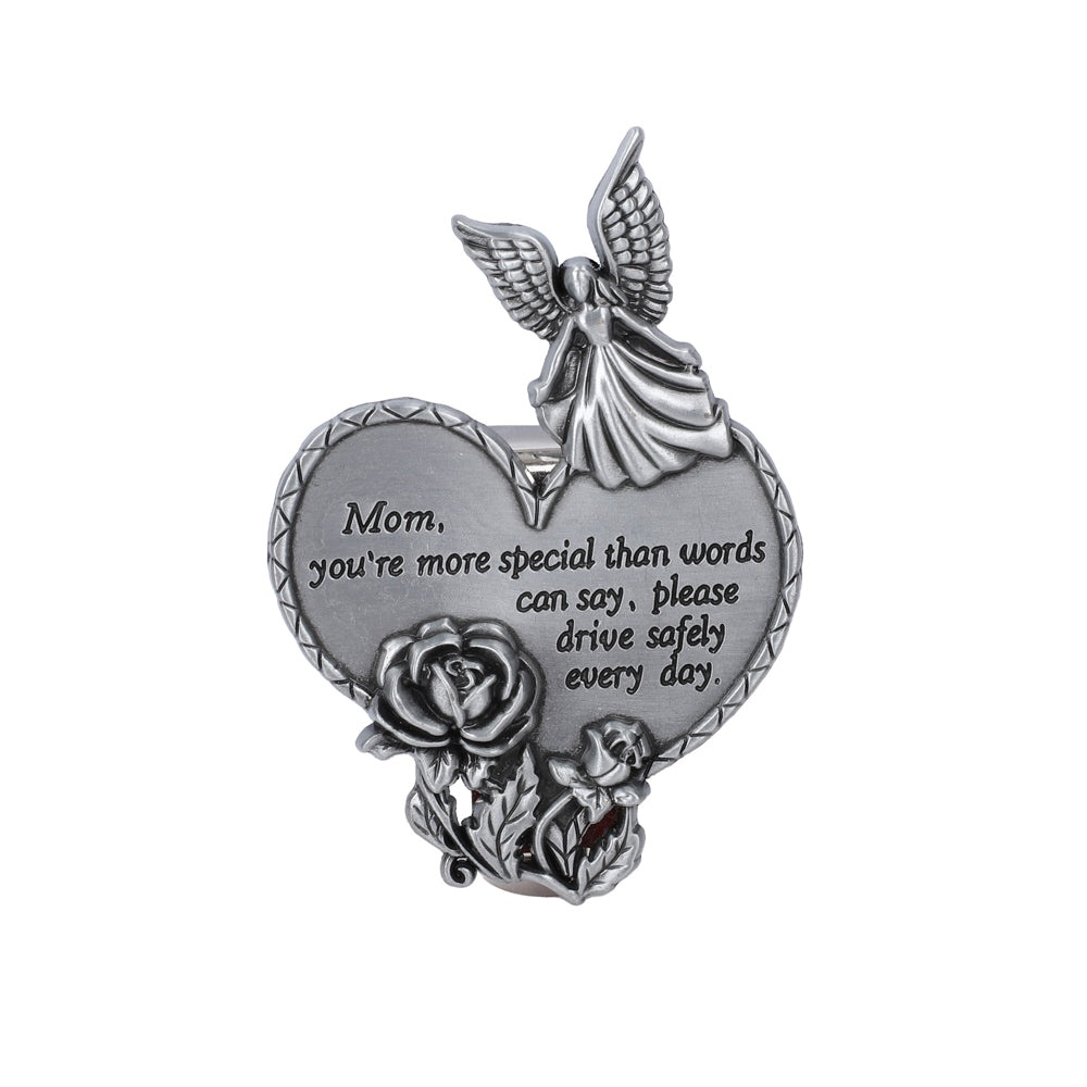 VISOR CLIP HEART MOM PK4