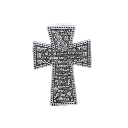VISOR CLIP CROSS SERENITY PRAYER PK4