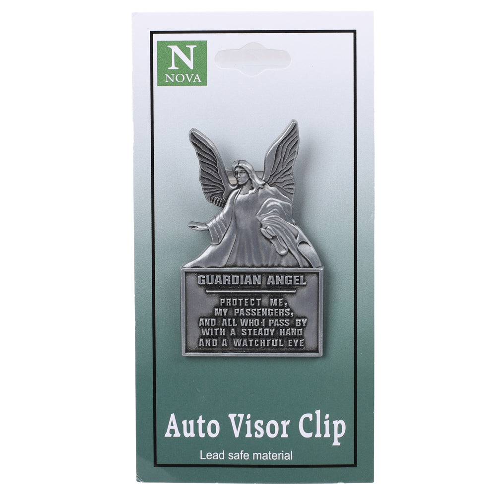 VISOR CLIP ANGEL STEADY HAND AND WATCHFUL EYE PK4