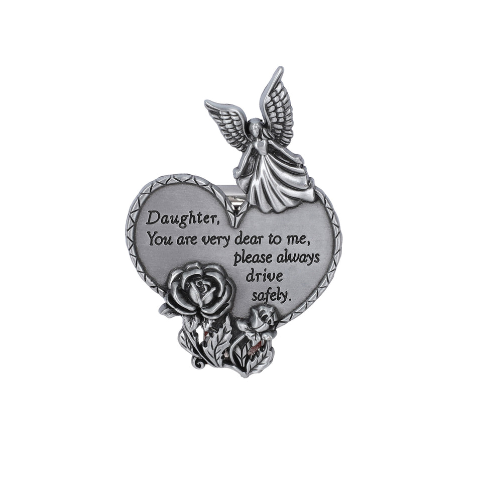 VISOR CLIP HEART DAUGHTER PK4