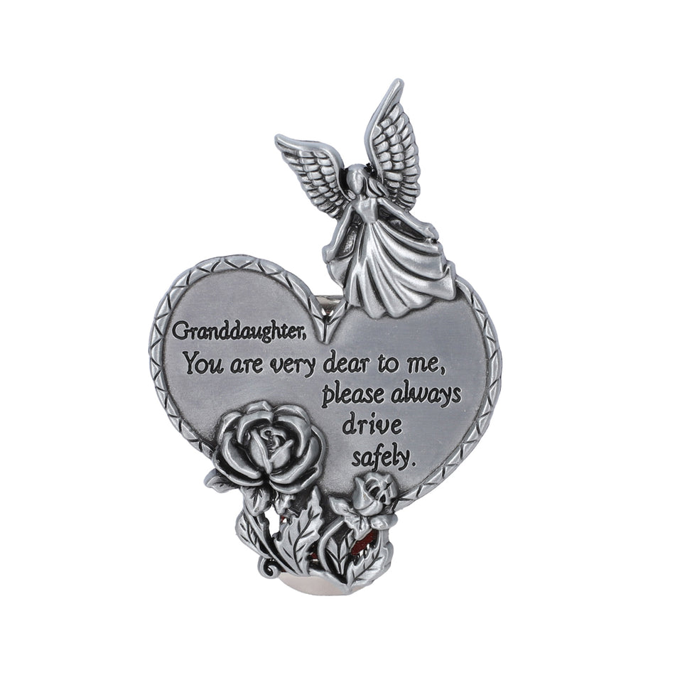 VISOR CLIP HEART GRANDDAUGHTER PK4