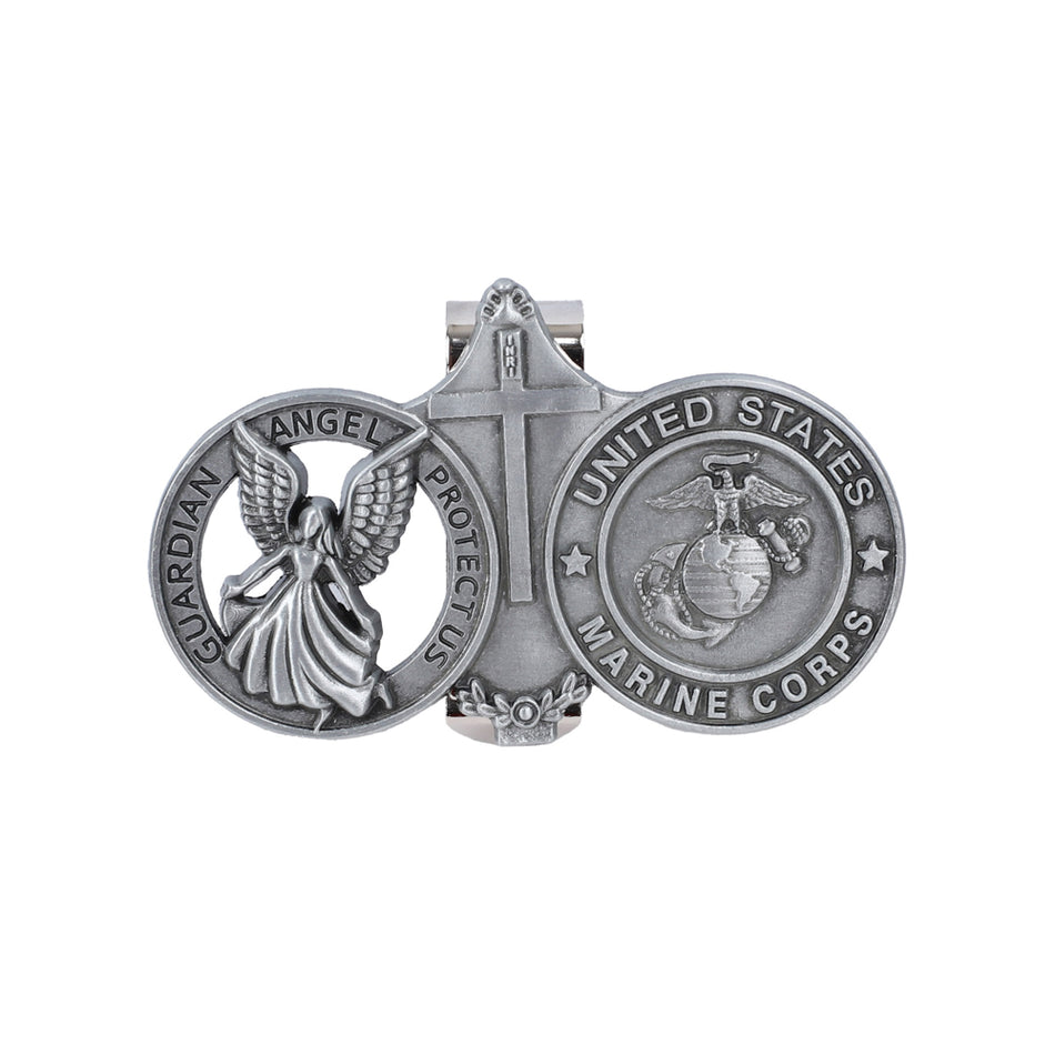 VISOR CLIP ANGEL U.S. MARINE CORPS PK4