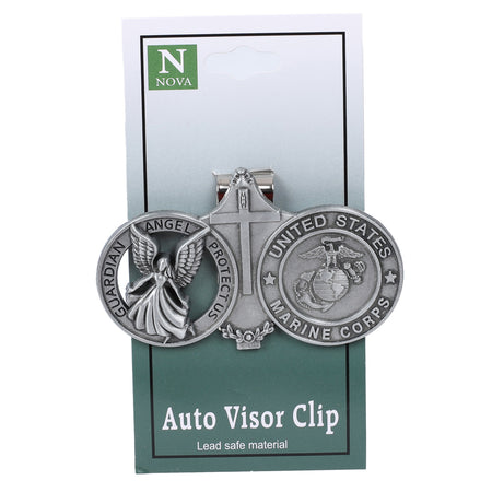VISOR CLIP ANGEL U.S. MARINE CORPS PK4