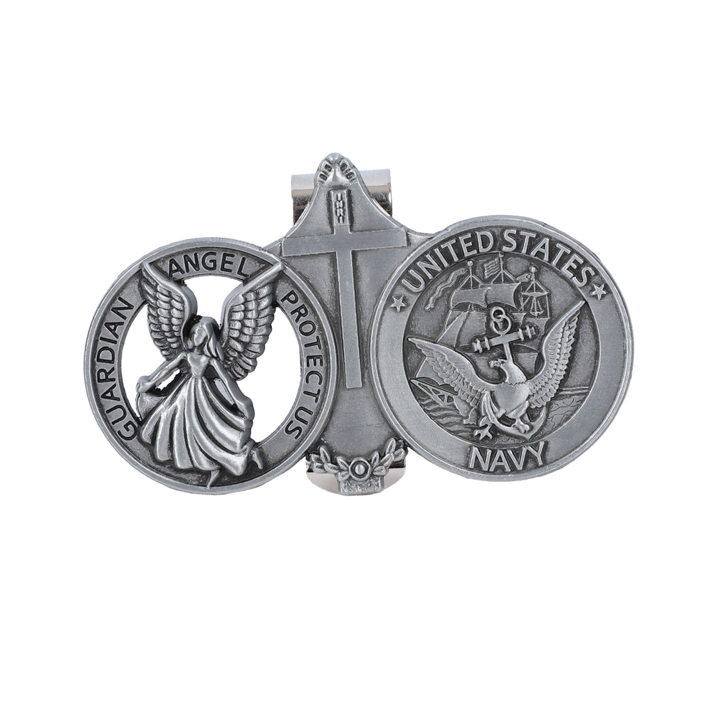 VISOR CLIP ANGEL U.S. NAVY PK4