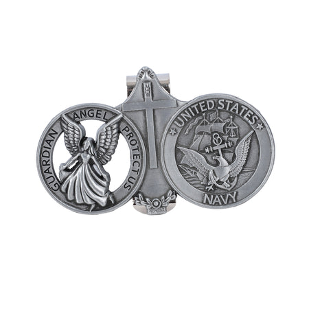 VISOR CLIP ANGEL U.S. NAVY PK4