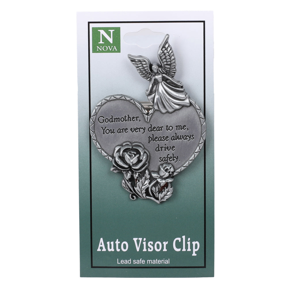 VISOR CLIP HEART GODMOTHER PK4