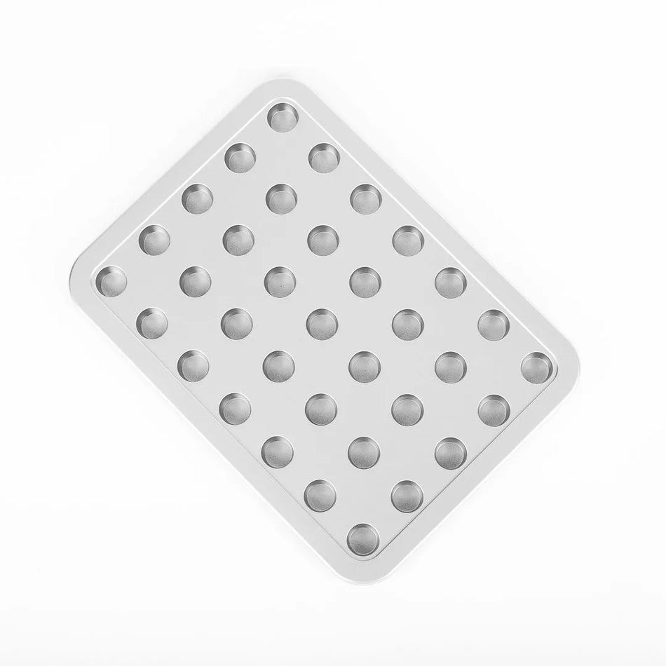 Small Group Communion Cup Tray, Holds 35 Cups – Silver