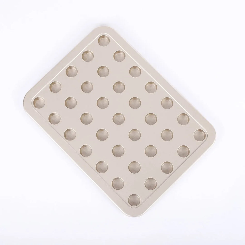 Small Group Communion Tray – 35 Cups – Goldtone