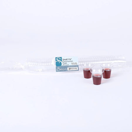 COMMUNION CUPS CLEAR SMALL 1 1/4in 50CT