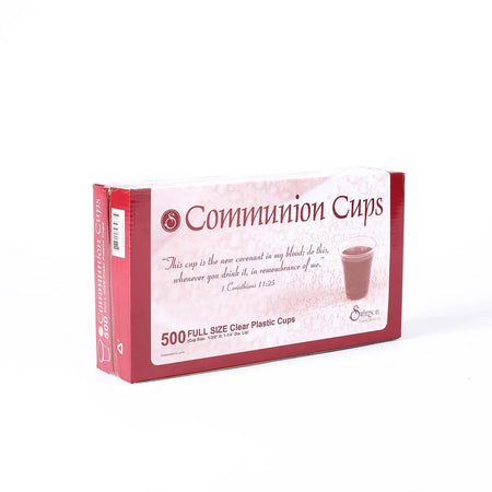 COMMUNION CUPS CLEAR FULL SIZE 1 3/8in 500CT