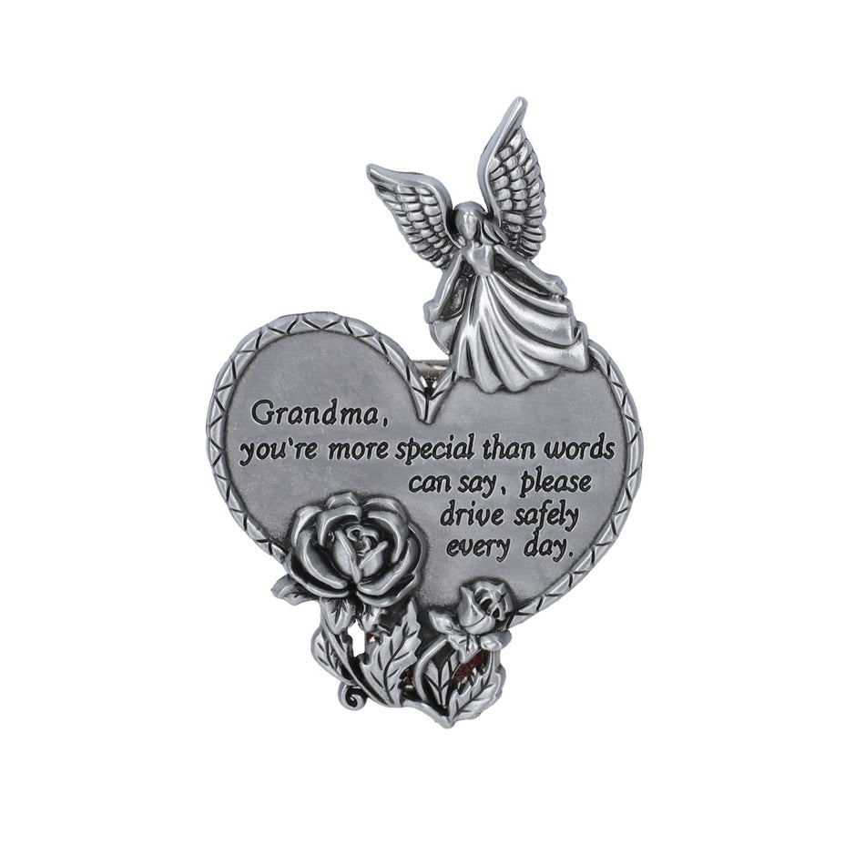 VISOR CLIP HEART GRANDMA PK4