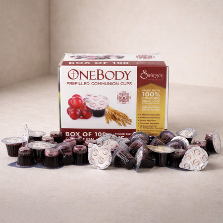 COMMUNION CUPS ONE BODY PREFILLED 100CT