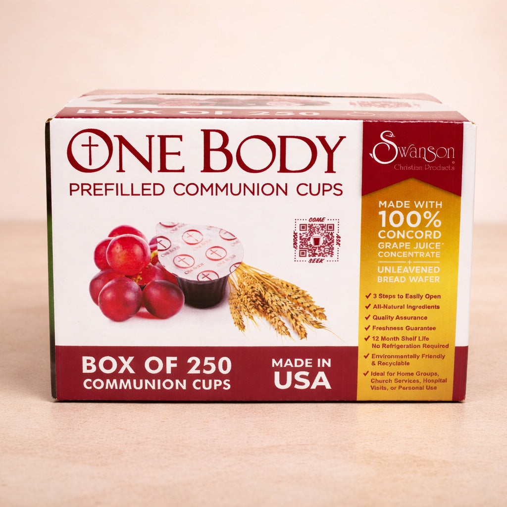 COMMUNION CUPS ONE BODY PREFILLED 250CT