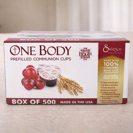 COMMUNION CUPS ONE BODY PREFILLED 500CT