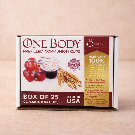 COMMUNION CUPS ONE BODY PREFILLED 25CT