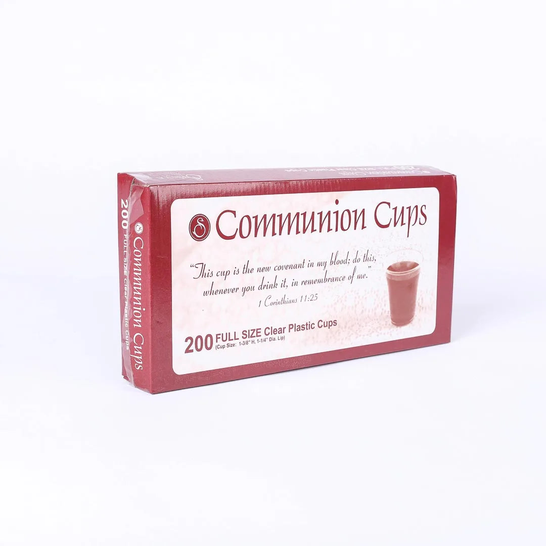 COMMUNION CUPS CLEAR FULL SIZE 1 3/8in 200CT
