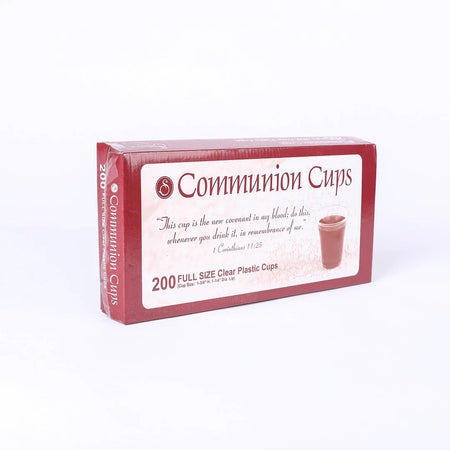 COMMUNION CUPS CLEAR FULL SIZE 1 3/8in 200CT