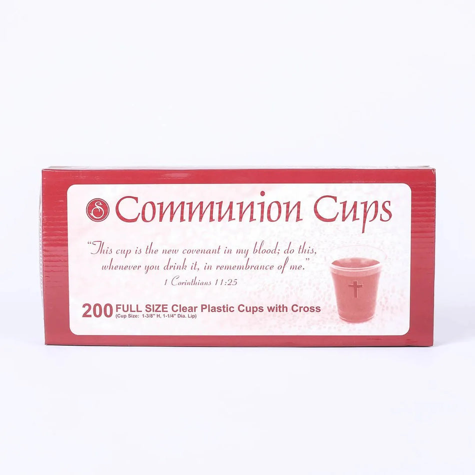 COMMUNION CUPS W/CROSS FULL SIZE 1 3/8in 200CT