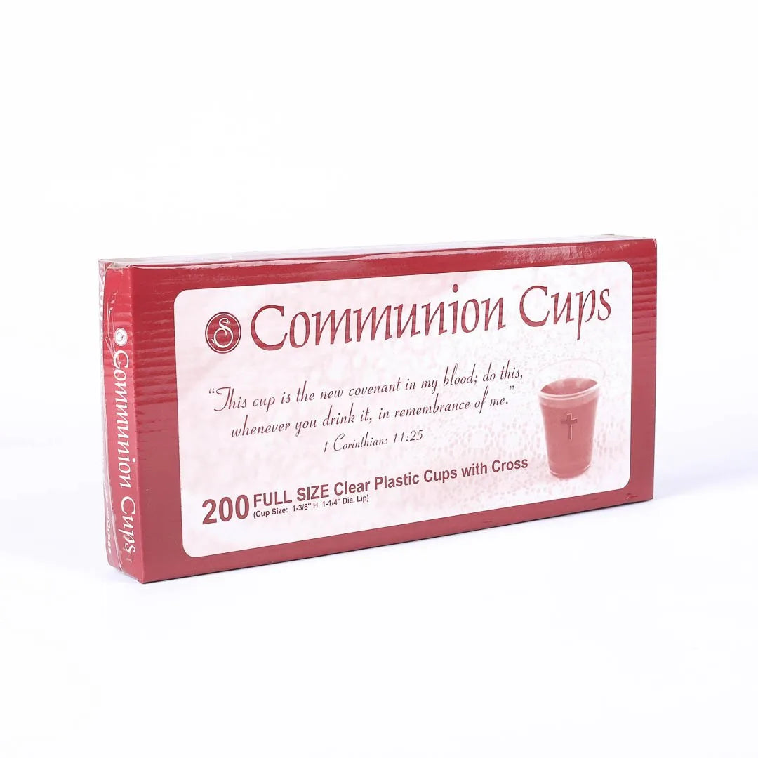 COMMUNION CUPS W/CROSS FULL SIZE 1 3/8in 200CT
