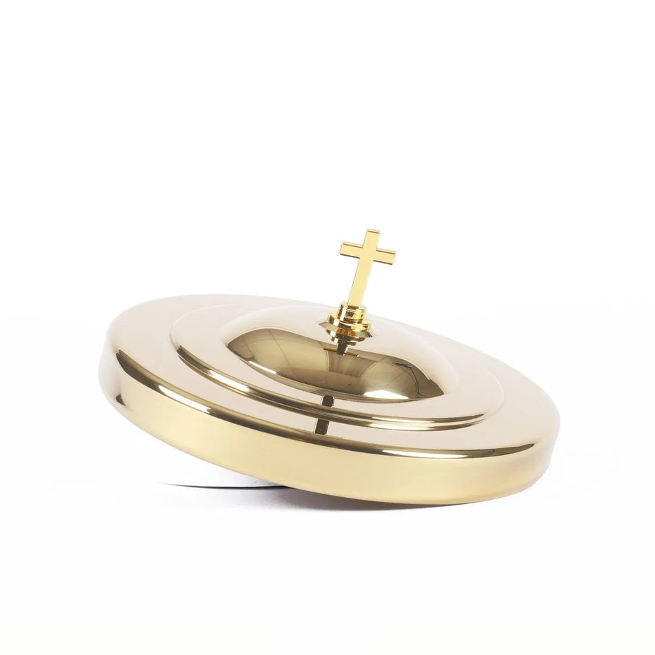 Deluxe Communion Cup Tray Cover Gold