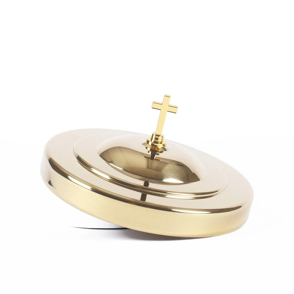 Deluxe Communion Bread Plate Cover Gold