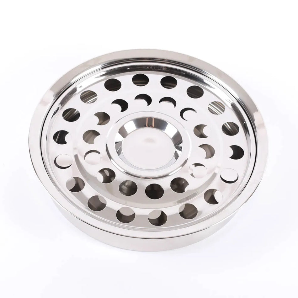 Communionware- 2-in-1 Combo Bread Plate & Cup Tray – Silver