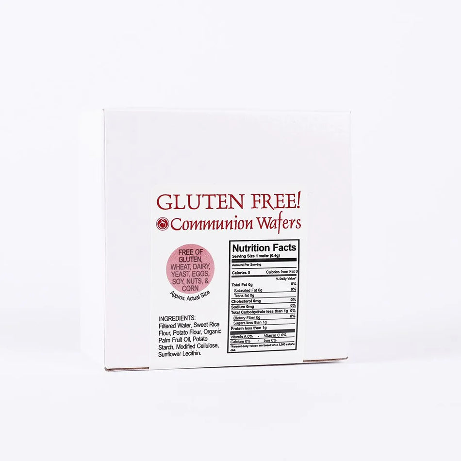 Gluten-Free Communion Wafers - Approx. 1 inch - Box of 50