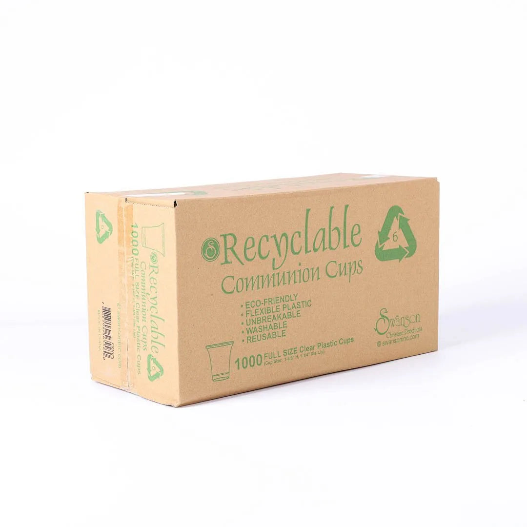 Clear Communion Cups - 1,000 or 6,000 Count by Swanson Christian Products, product view 8