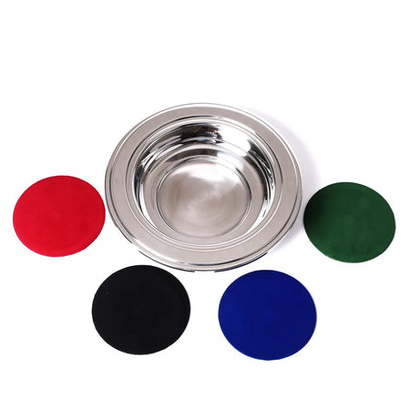 OFFERING PLATE SILVER W/4 PADS