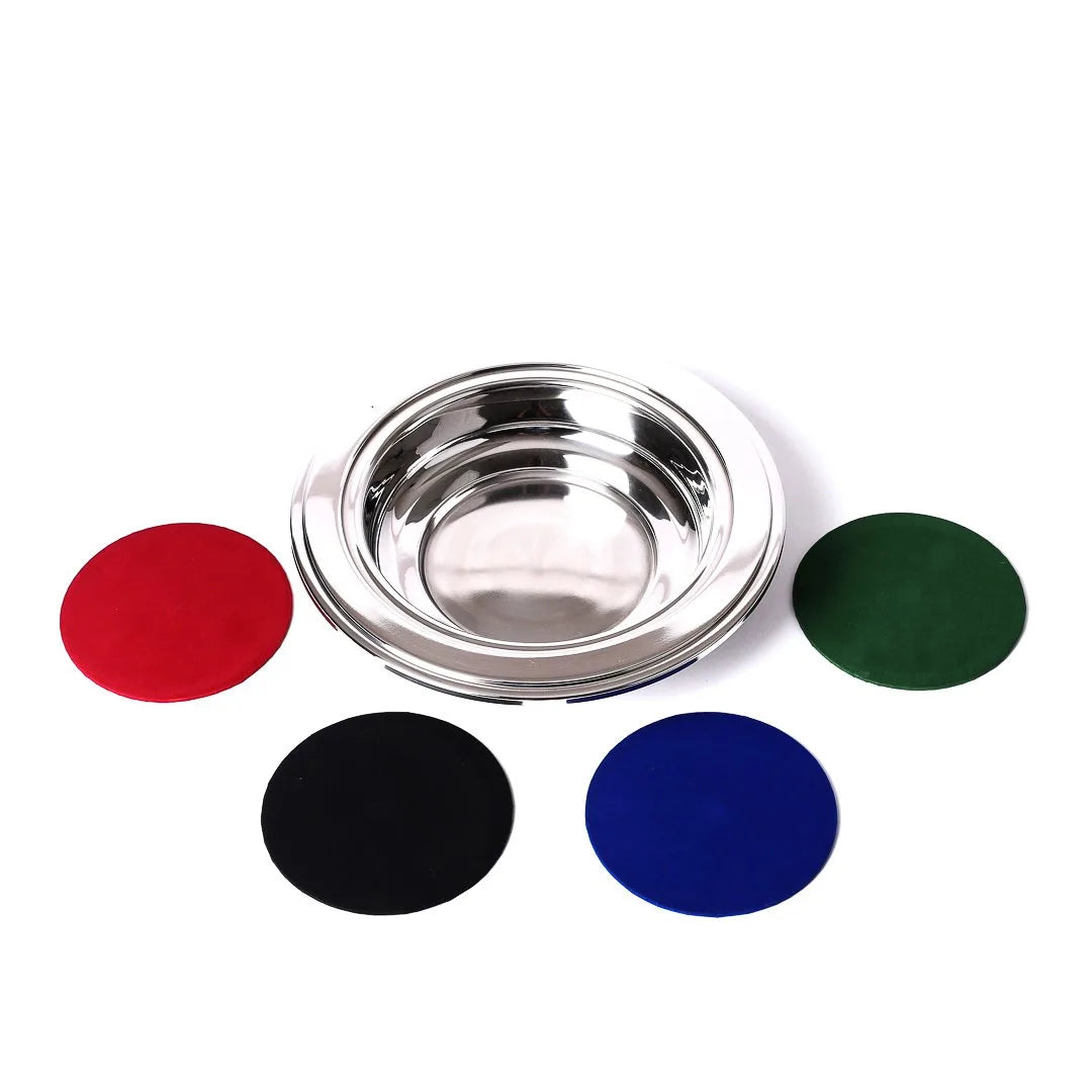 OFFERING PLATE SILVER W/4 PADS