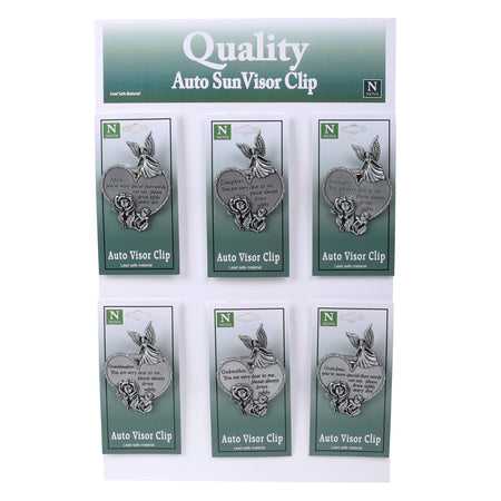VISOR CLIPS HEARTS DISPLAY PK24