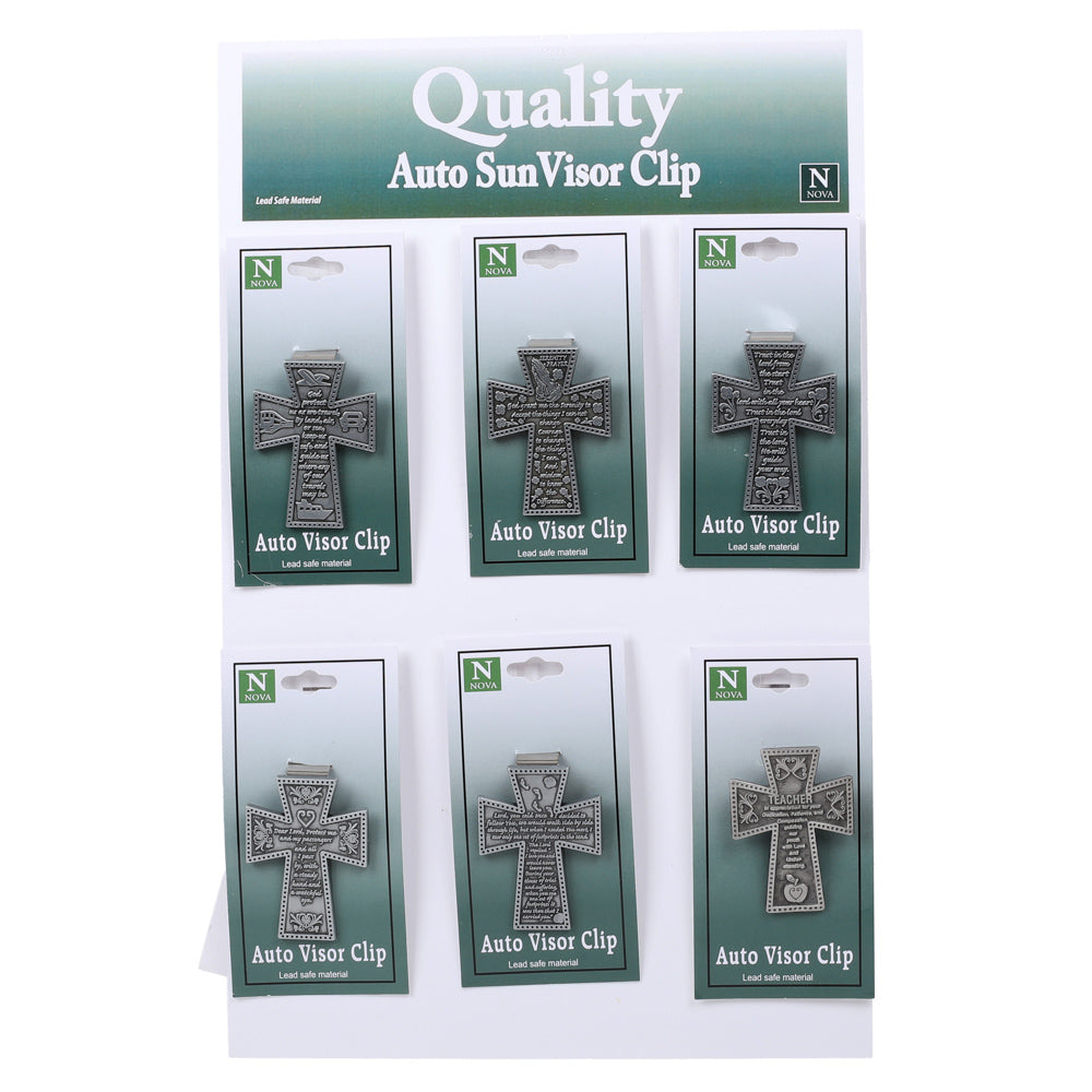 VISOR CLIPS CROSSES DISPLAY PK24