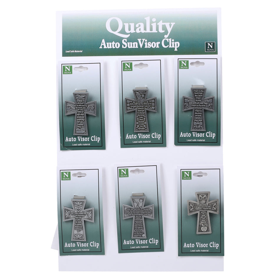 VISOR CLIPS CROSSES DISPLAY PK24