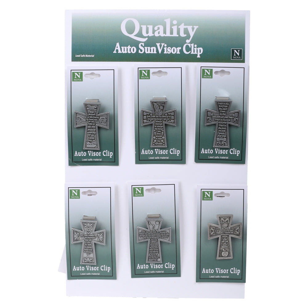 VISOR CLIPS CROSSES DISPLAY PK24
